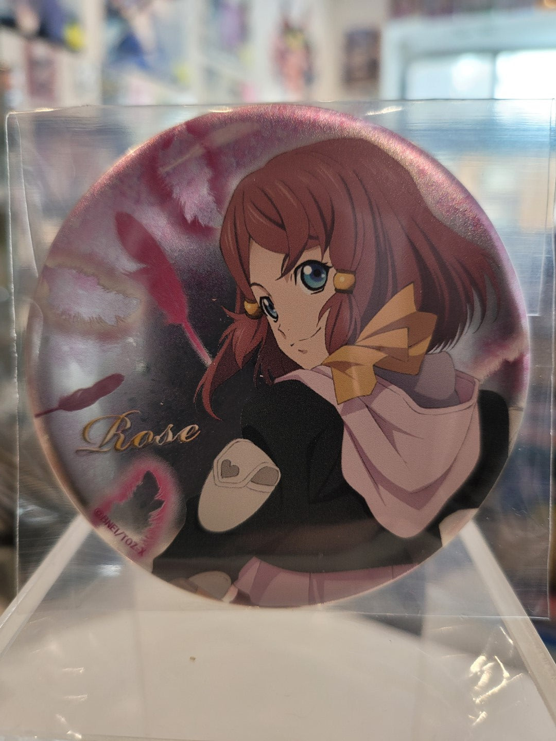 Tales of Rose Button mit Magnet Metallic Version