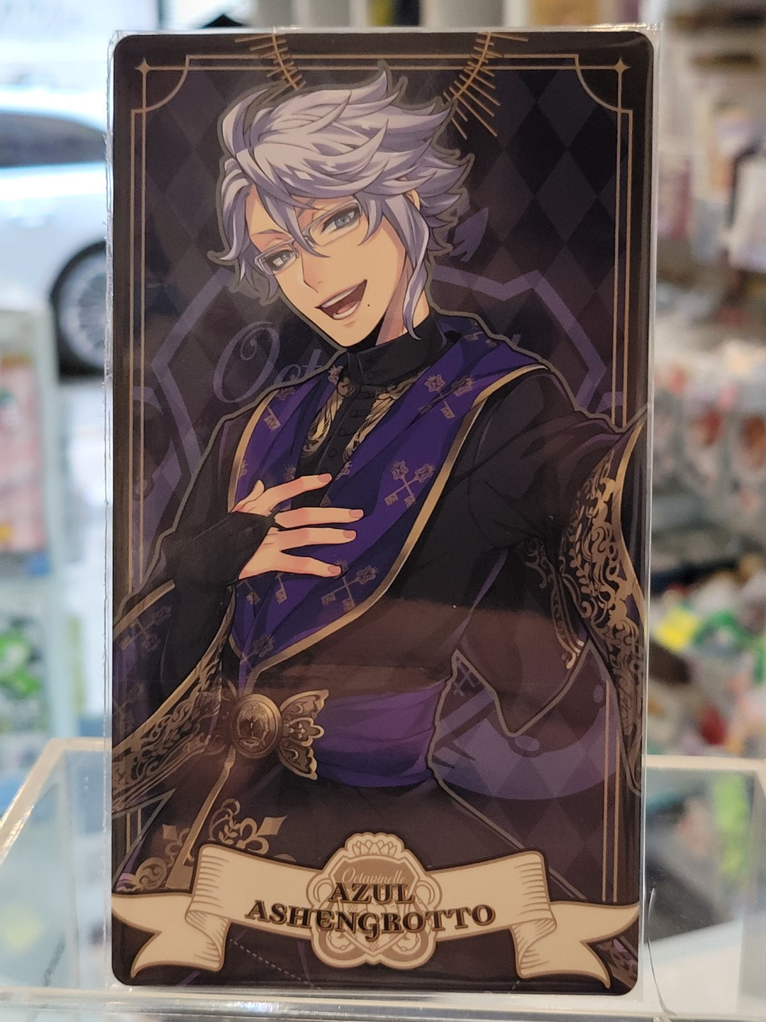 Twisted Wonderland Azul Ashengrotto große Sammelkarte