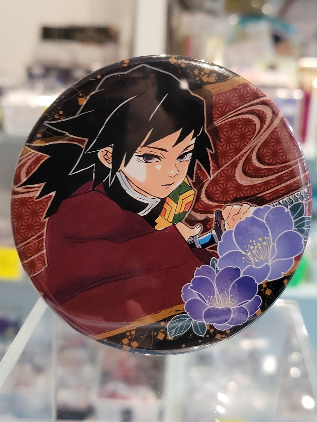 Demon Slayer Giyu Tomioka Button