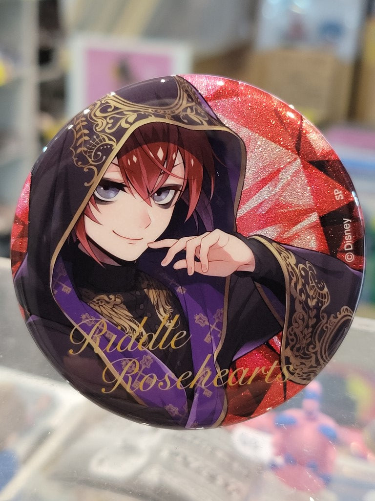 Twisted Wonderland Riddle Rosehearts Button