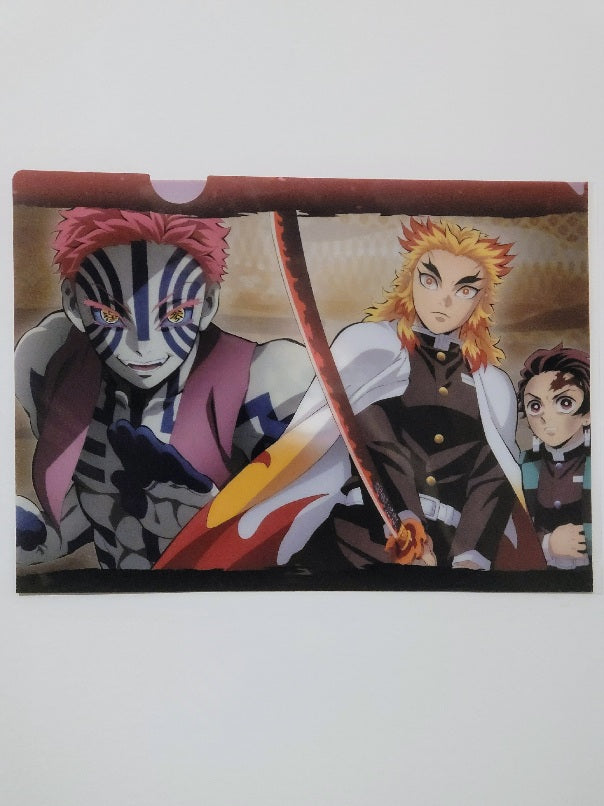 Demon Slayer Tanjiro & Rengoku & Akaza Clearfile