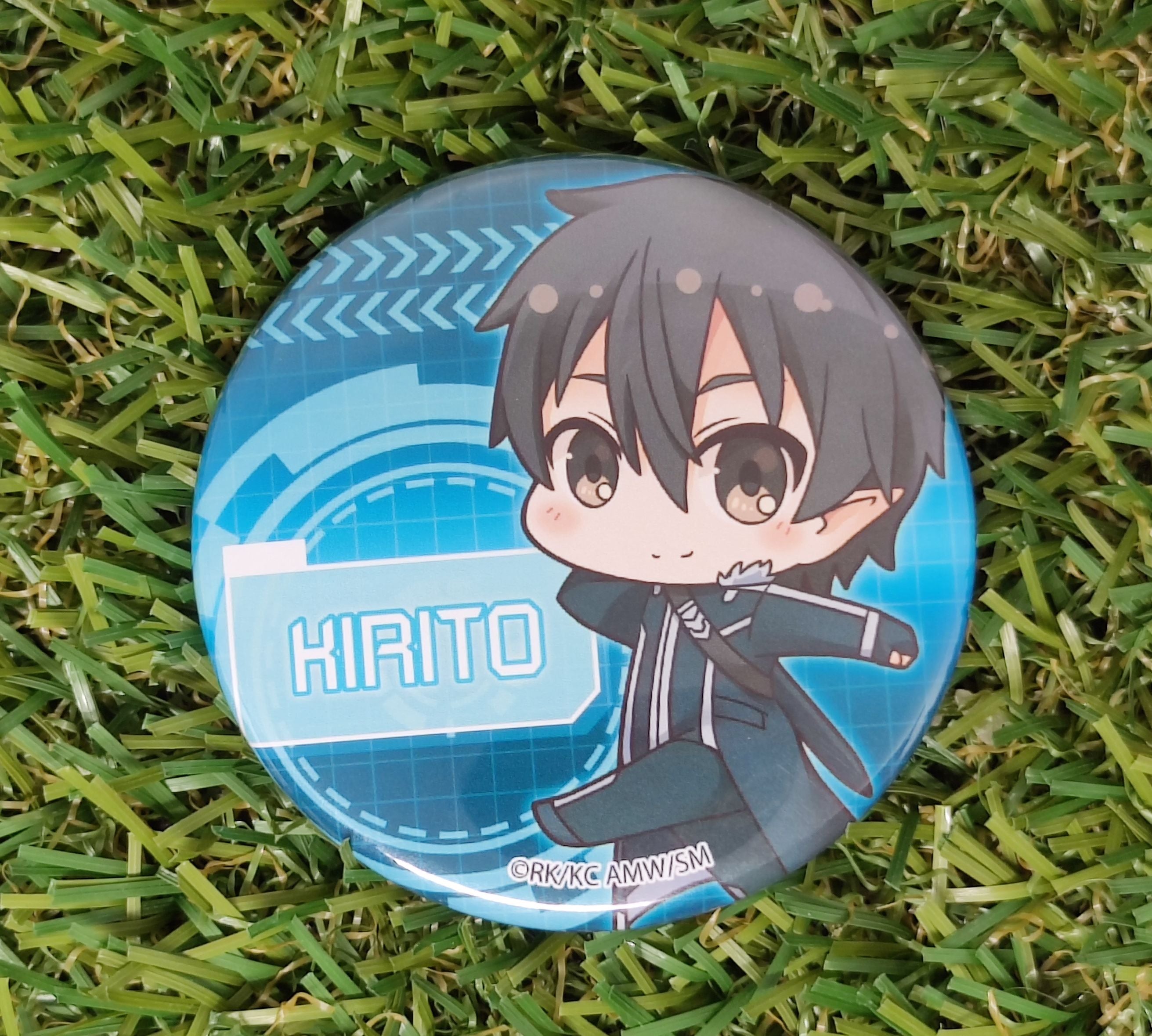 Sword Art Online Chibi Kirito Button Nippon4U