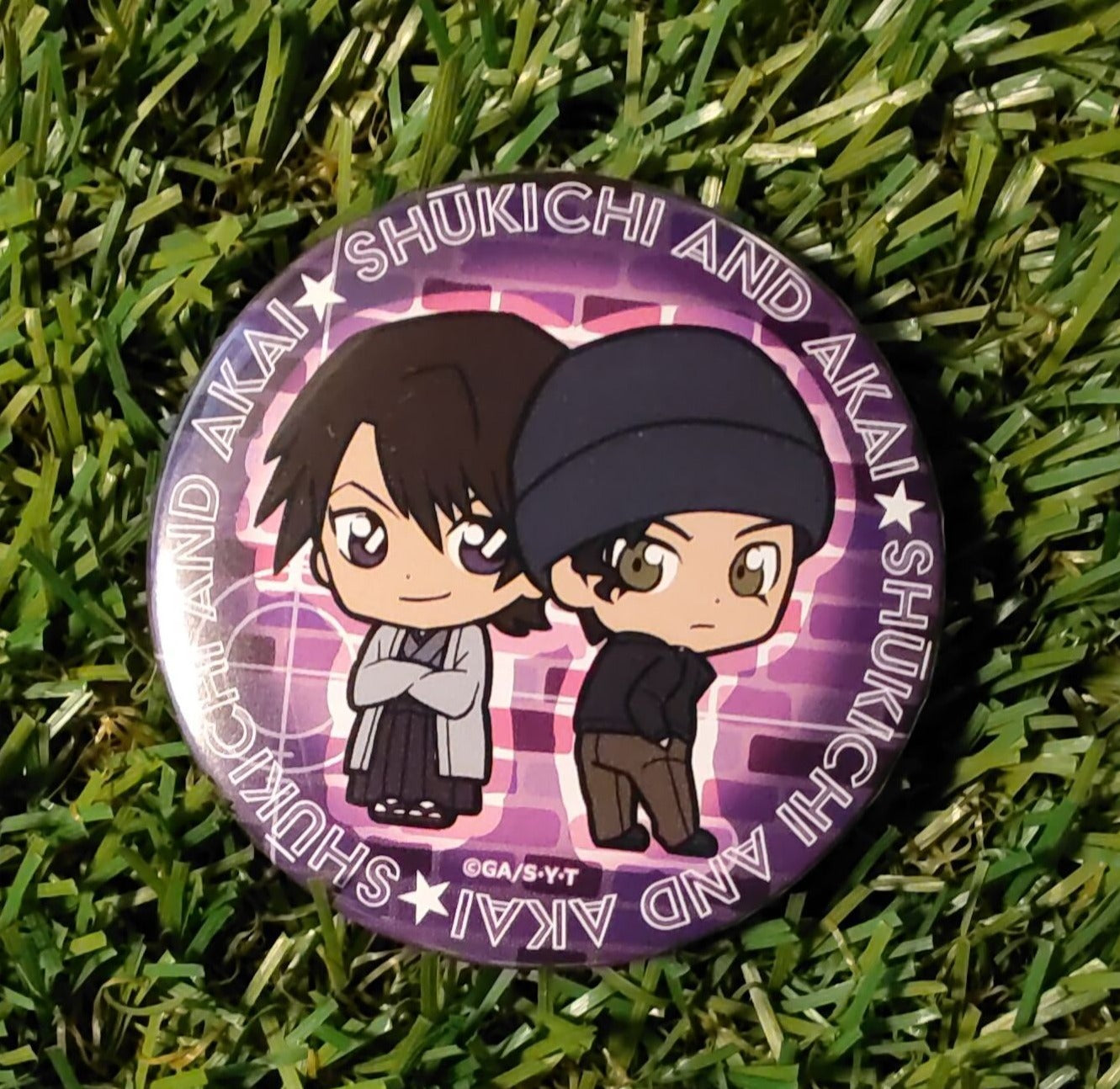 Detektiv Conan Shukichi & Akai Button Nippon4U