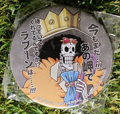 One Piece Brook Universal Studios Button Nippon4U