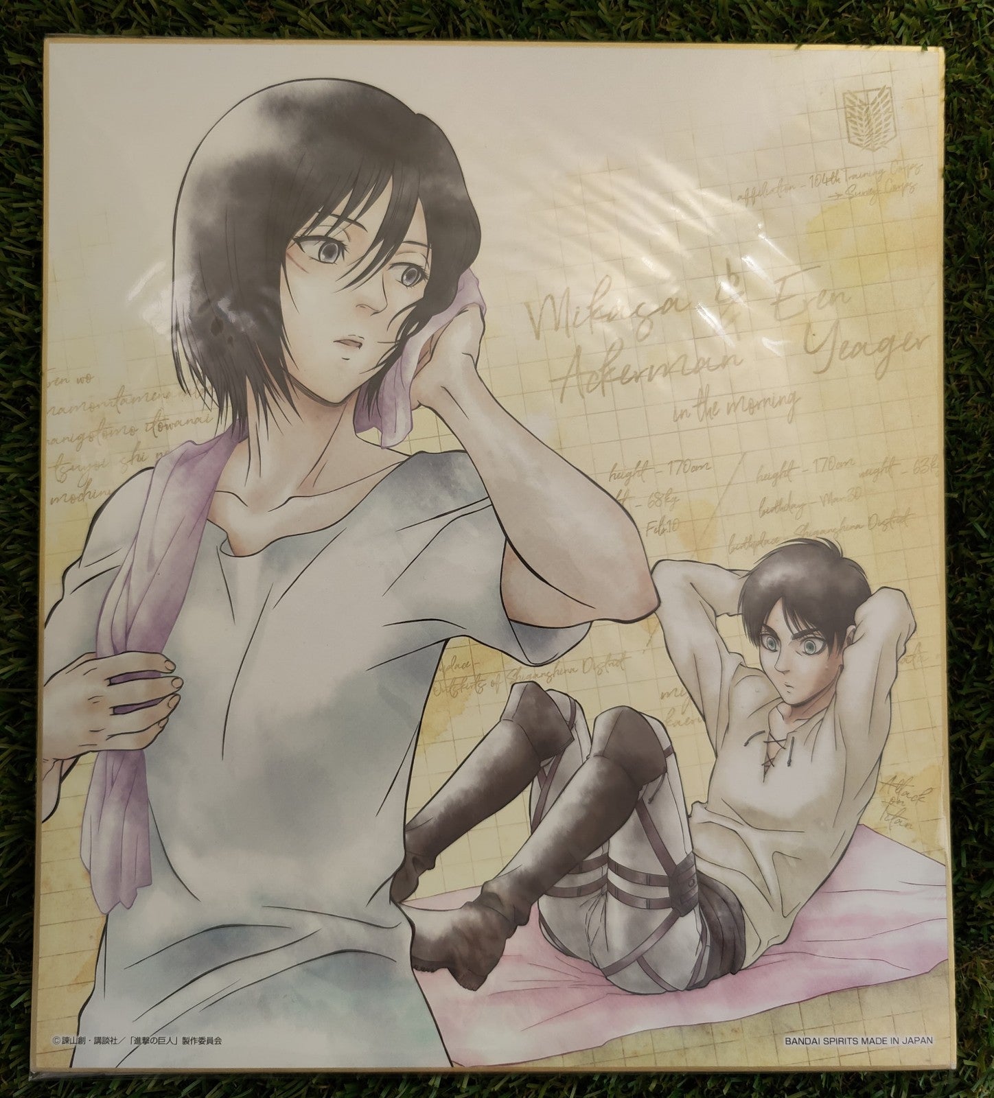 Attack on Titan Shikishi Nippon4U