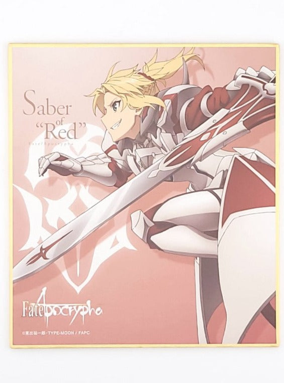 Fate Saber Shikishi