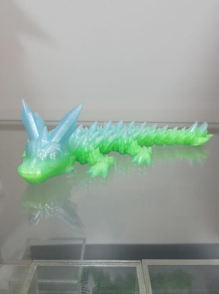 Baby Crystal Dragon 3D Druck 15cm Fidget Figur