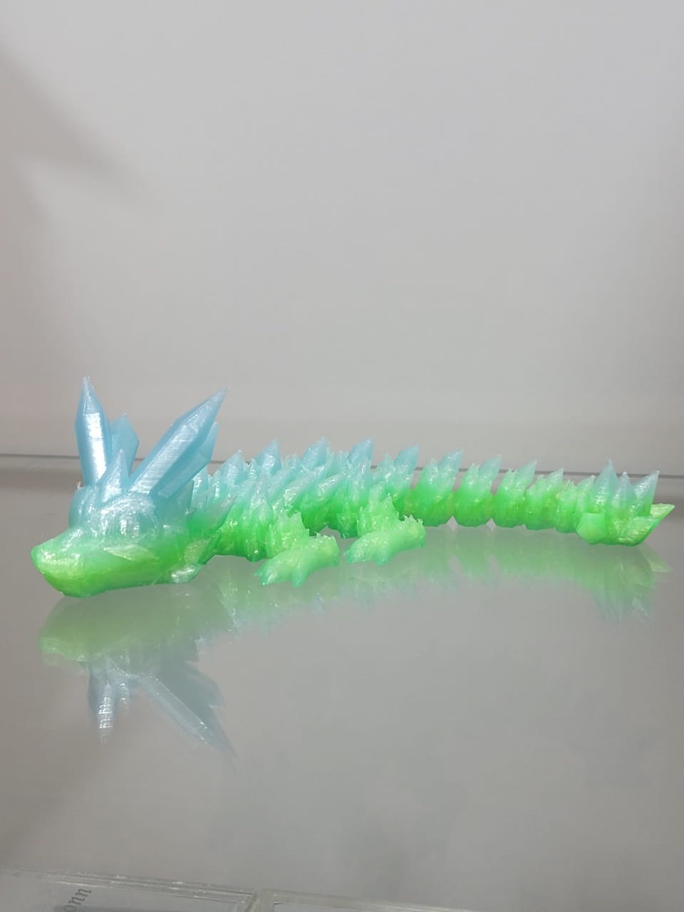 Baby Crystal Dragon 3D Druck 15cm Fidget Figur