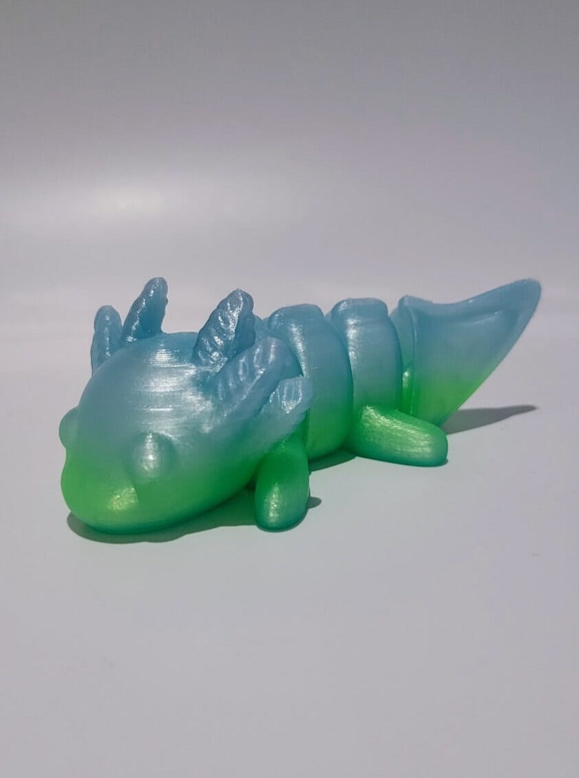 Axolotl 3D Druck 10cm Fidget Figur