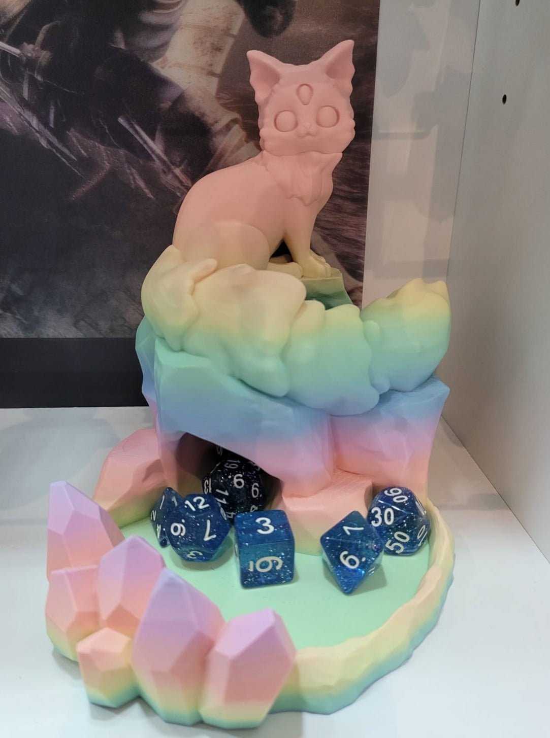 Arcadia Würfelturm (ohne Würfel) 3D Druck Statue