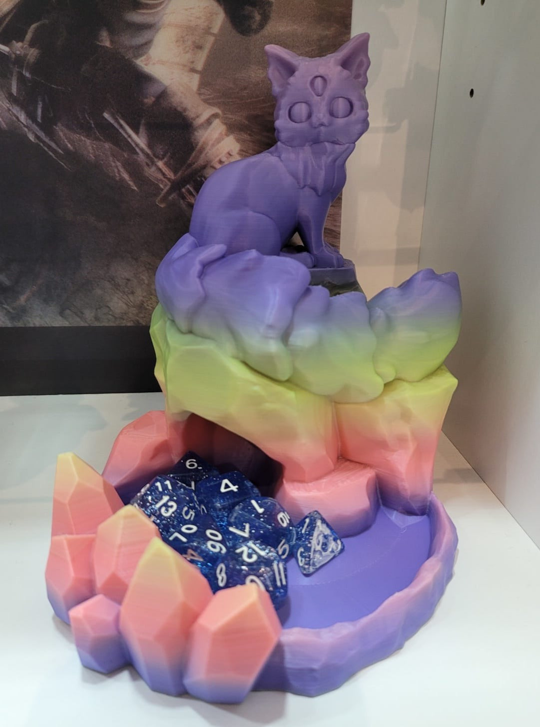 Arcadia Würfelturm (ohne Würfel) 3D Druck Statue