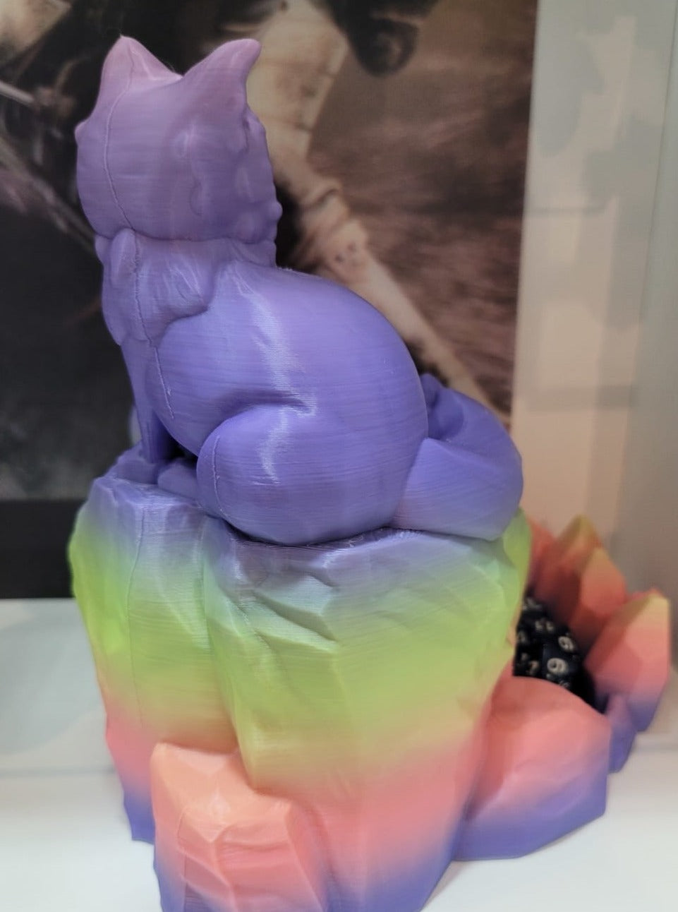 Arcadia Würfelturm (ohne Würfel) 3D Druck Statue