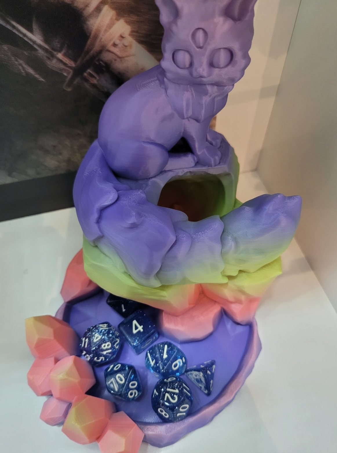 Arcadia Würfelturm (ohne Würfel) 3D Druck Statue