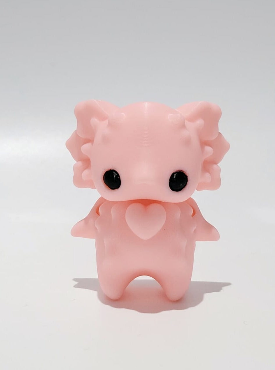 Axolotl Pixie 3D Druck 5cm Figur