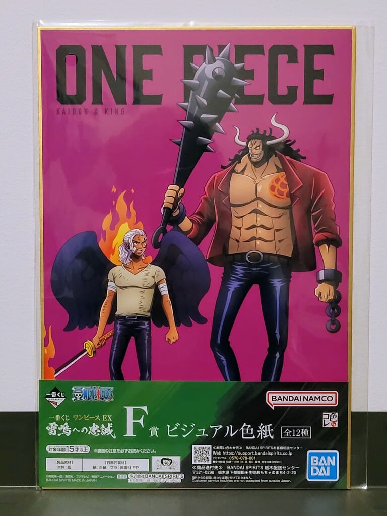 One Piece Kaido & King 29cm Shikishi