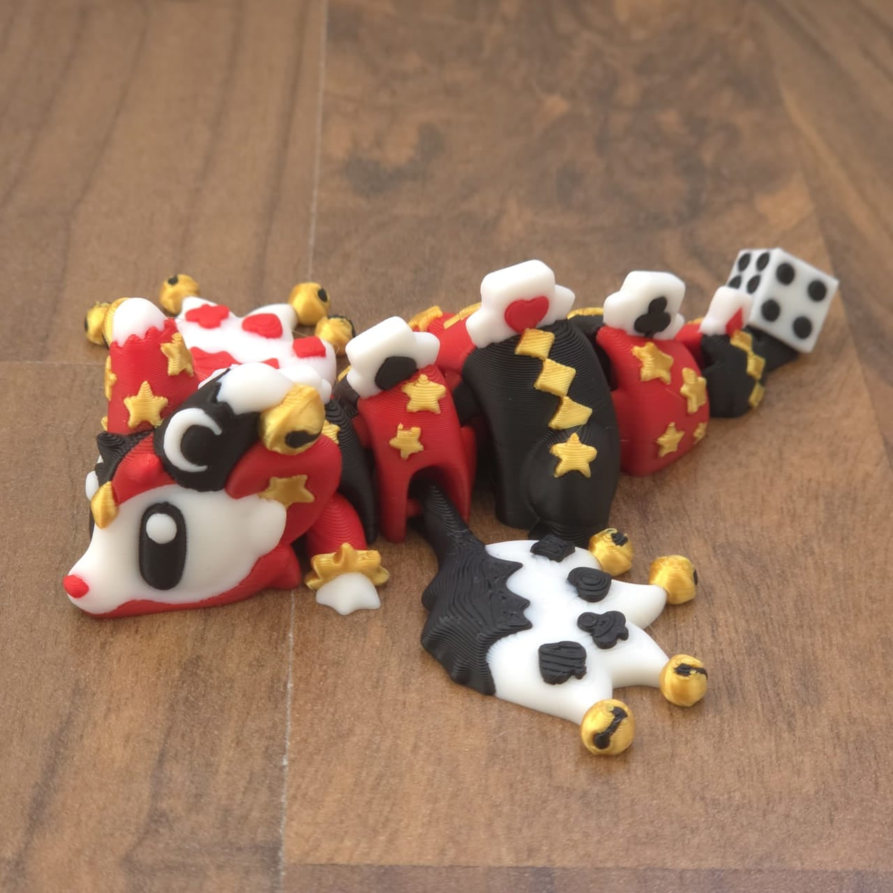 Jester Dragon 3D Druck 10 cm Figur