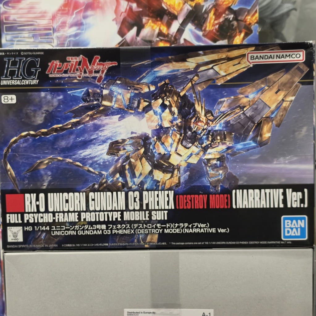 Gundam Unicorn Gundam 03 Phenex (Destroy Mode) (Narrative Version) HGUC Plastic Model Kit 1/144