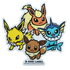Pokemon Evoli, Blitza, Flamara & Aquana B-Side Label Sticker