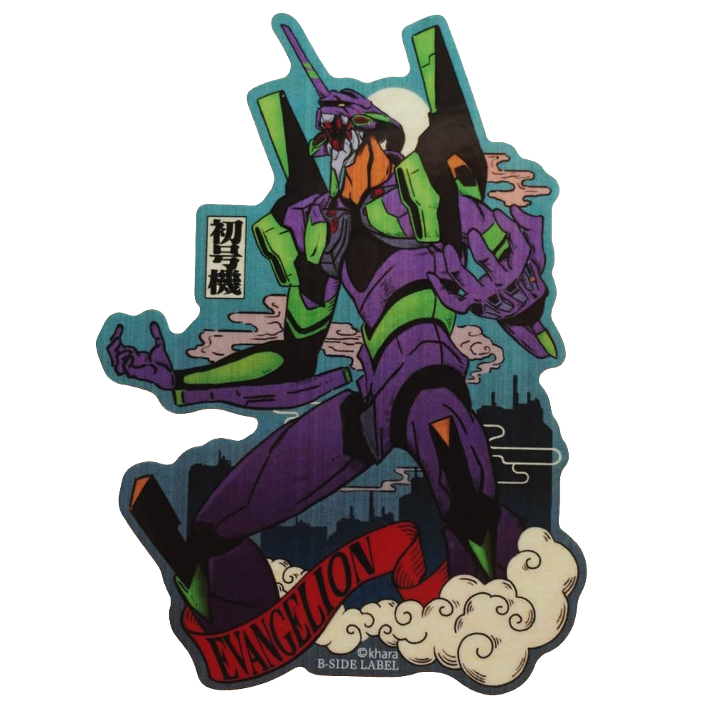 Neon Genesis Evangelion Unit 01 B-Side Label Sticker