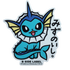 Pokemon Aquana B-Side Label Sticker