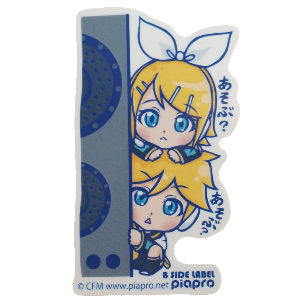 Hatsune Miku Vocaloid Rin & Len B-Side Label Sticker