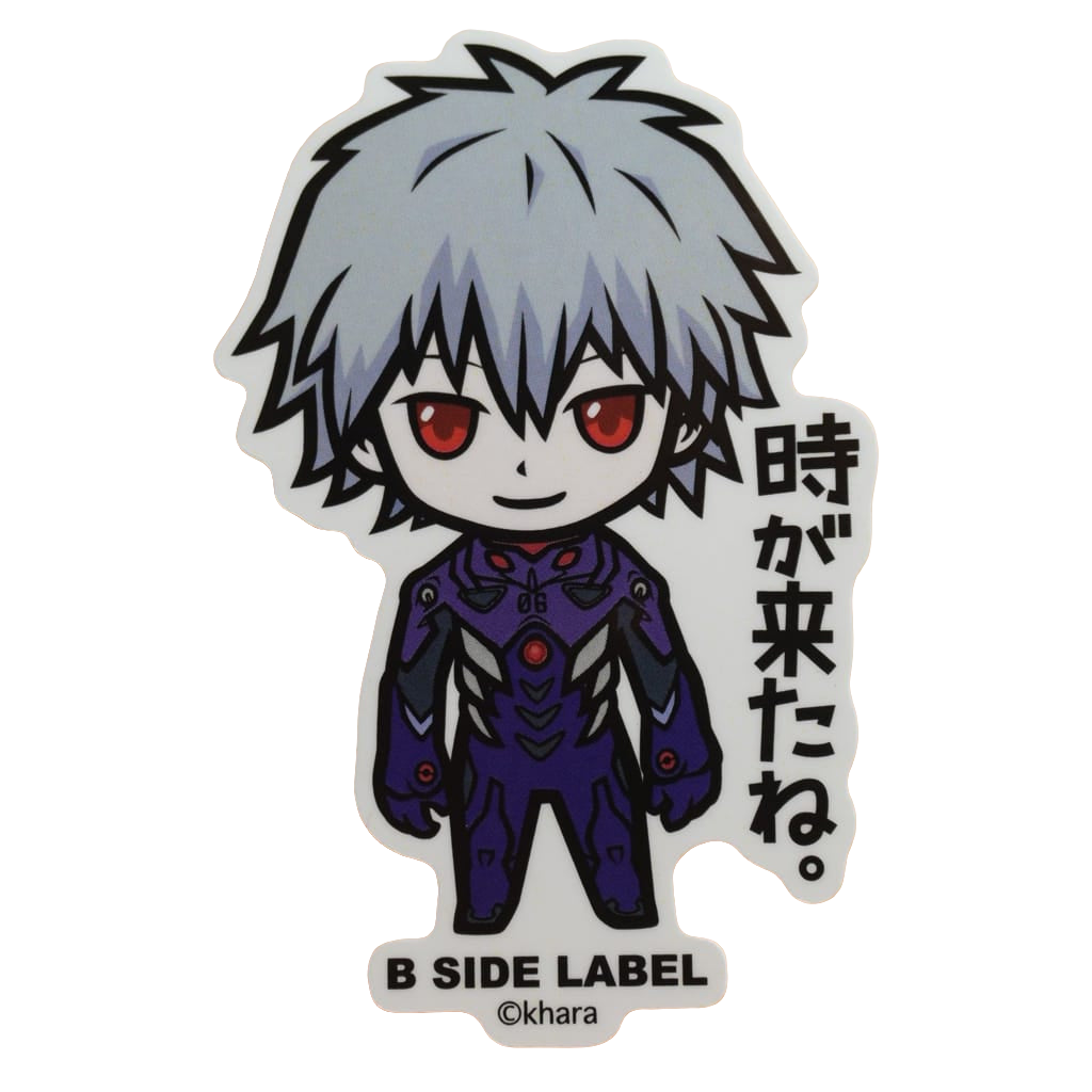 Neon Genesis Evangelion Kaworu Nagisa B-Side Label Sticker