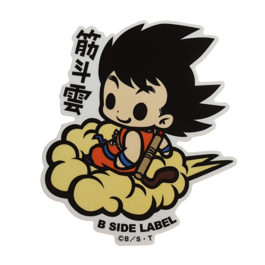Dragon Ball Son Goku B-Side Label Sticker