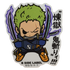 One Piece Lorenor Zorro B-Side Label Sticker