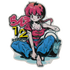 Ranma 1/2 Ranma B-Side Label Sticker