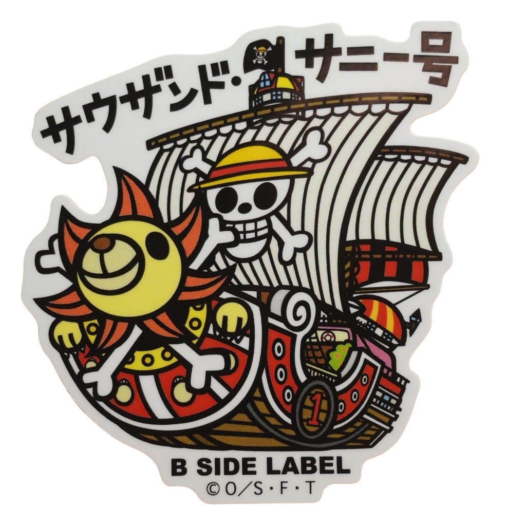One Piece Thousand Sunny B-Side Label Sticker