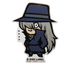 Detektiv Conan Gin B-Side Label Sticker