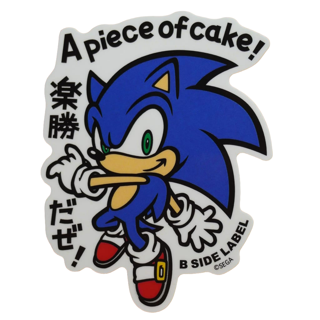 Sonic the Hedgehog B-Side Label Sticker