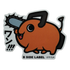 Chainsaw Man Pochita B-Side Label Sticker
