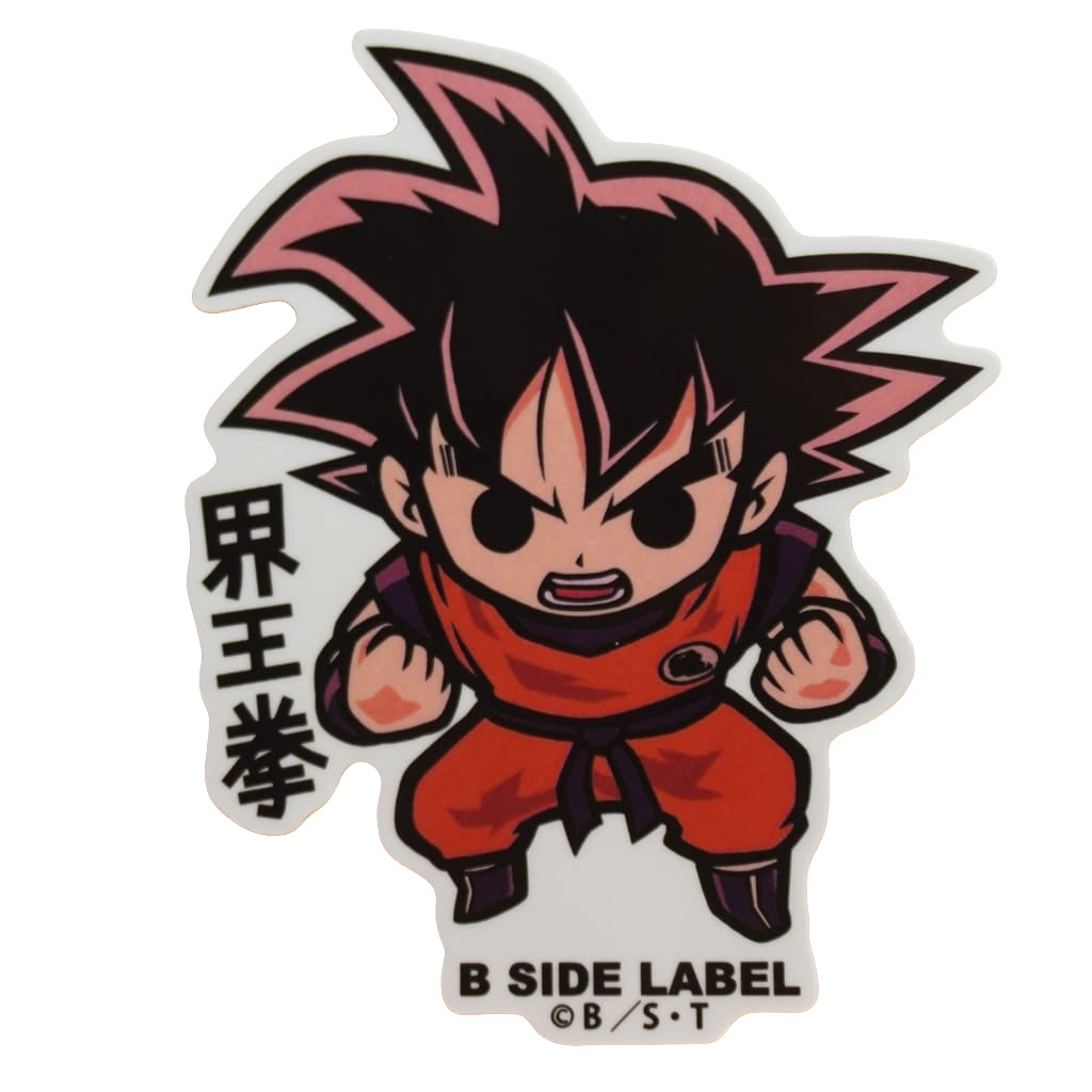 Dragon Ball Son Goku B-Side Label Sticker