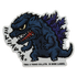 Godzilla B-Side Label Sticker