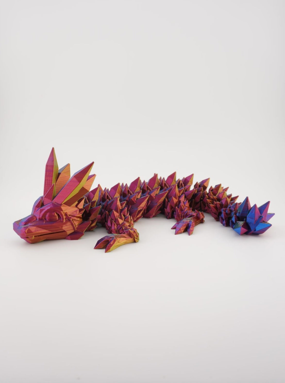 Baby Crystal Dragon 3D Druck große 30cm Fidget Figur