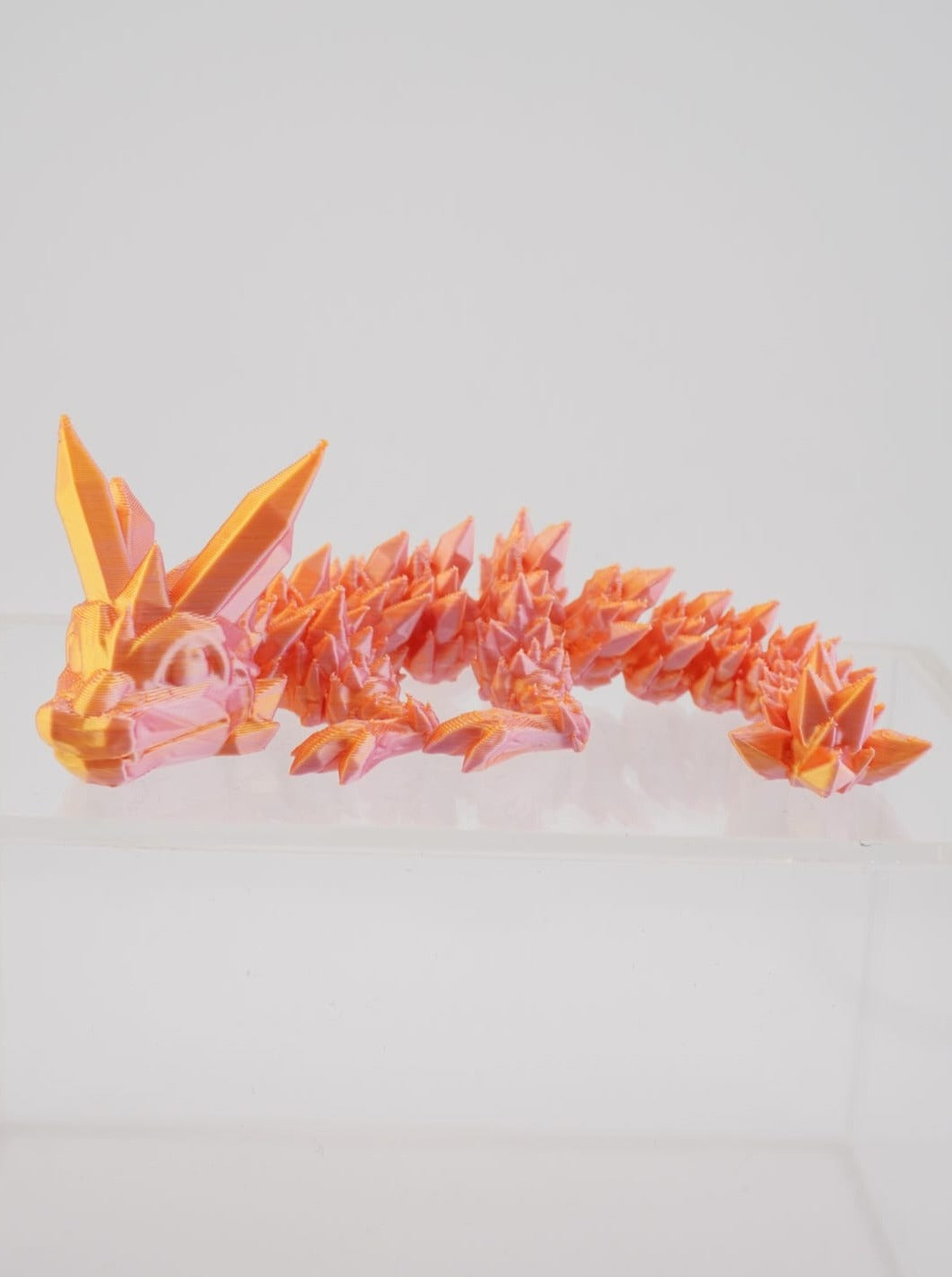 Baby Crystal Dragon 3D Druck 15cm Fidget Figur
