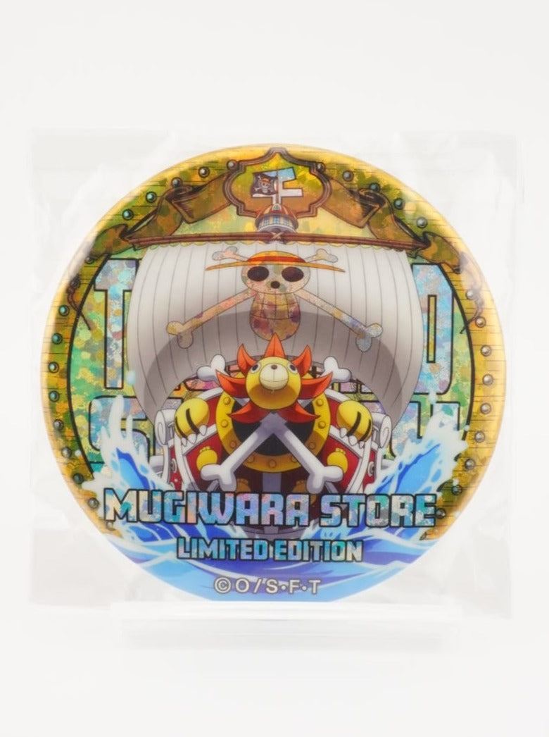 One Piece Mugiwara Store Limited Edition Glitzer Button