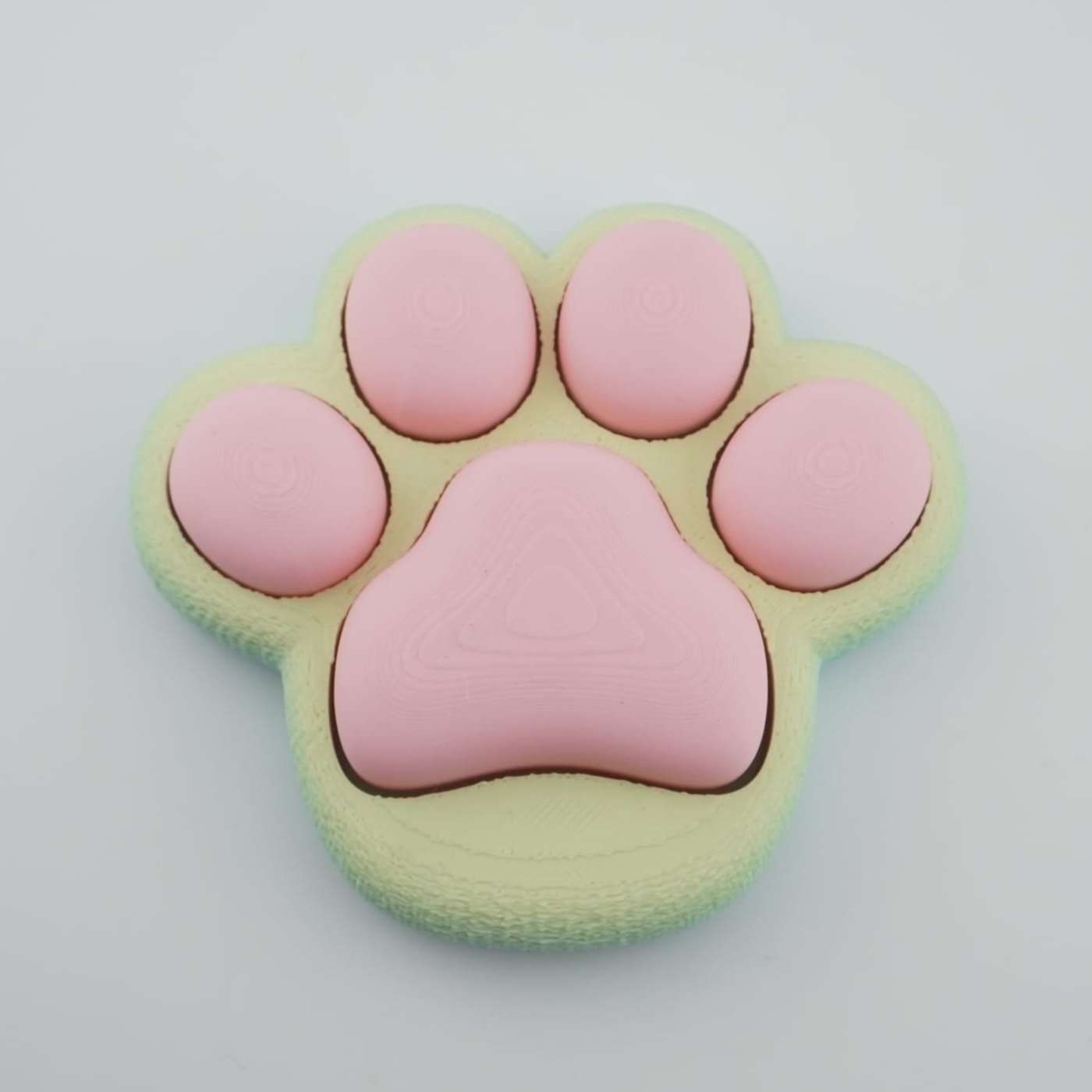 Cat Paw Clicker 3D Druck 9cm Fidget Toy mit 6 Switches