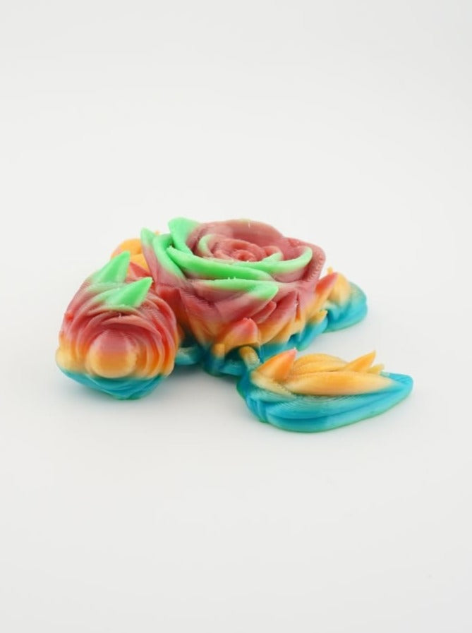 Rose Turtle 3D Druck 7cm lange Fidget Figur