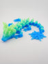 Baby Winter Dragon 3D Druck große 39cm Fidget Figur