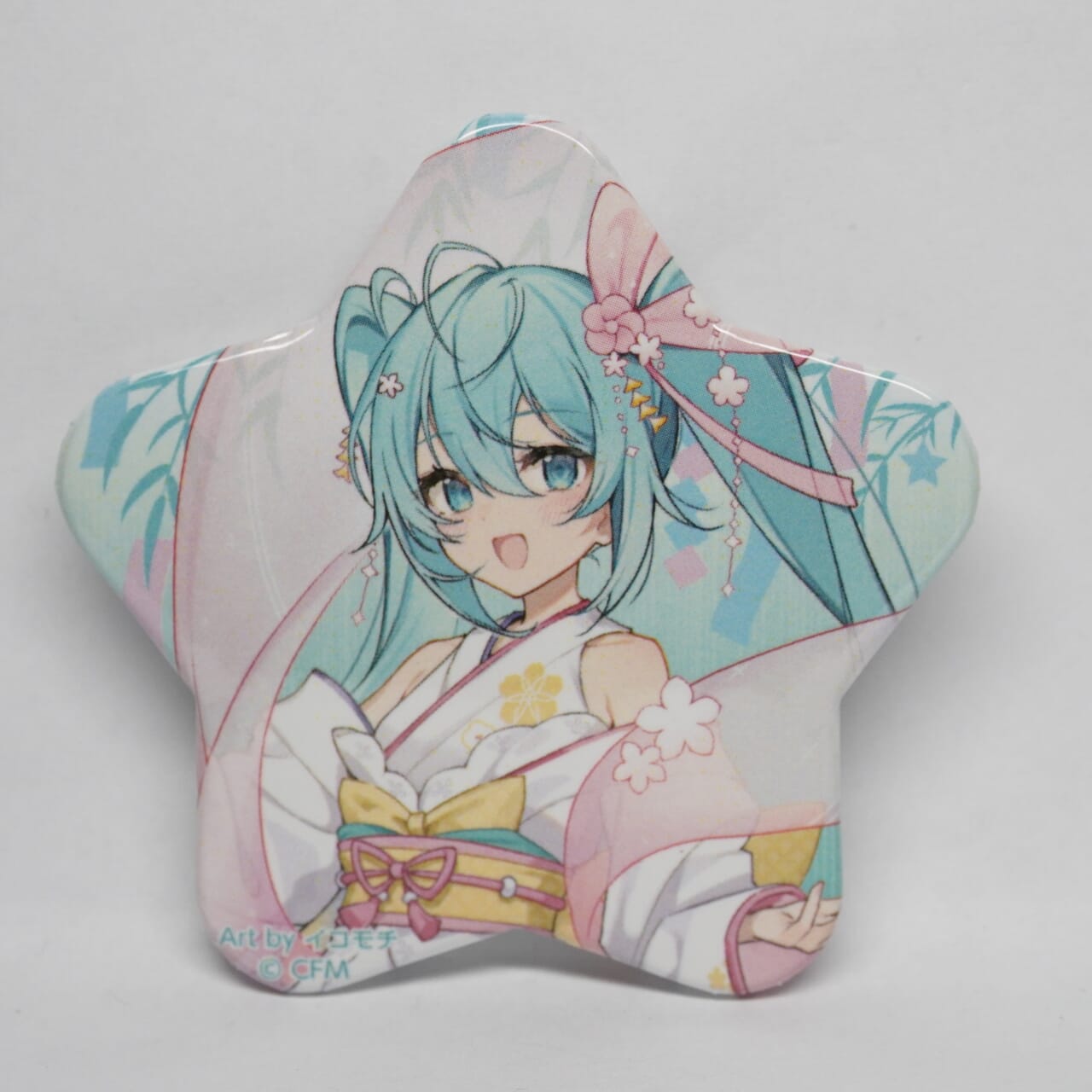 Hatsune Miku Vocaloid ' Kaito ' 50 mm Button