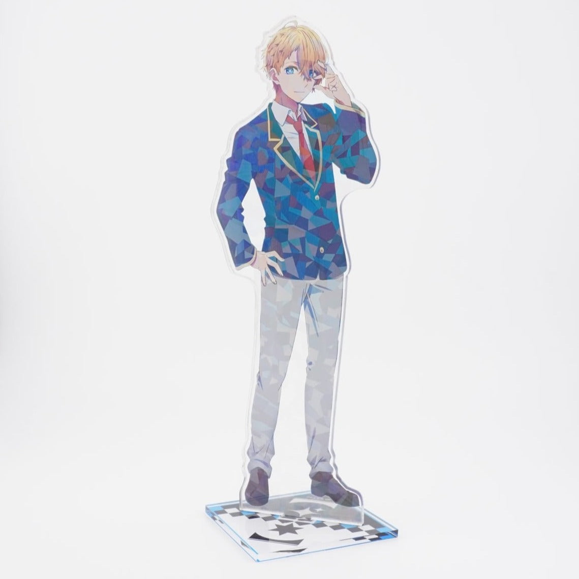 Oshi no Ko Aqua großer Glitzer 19cm Aufsteller