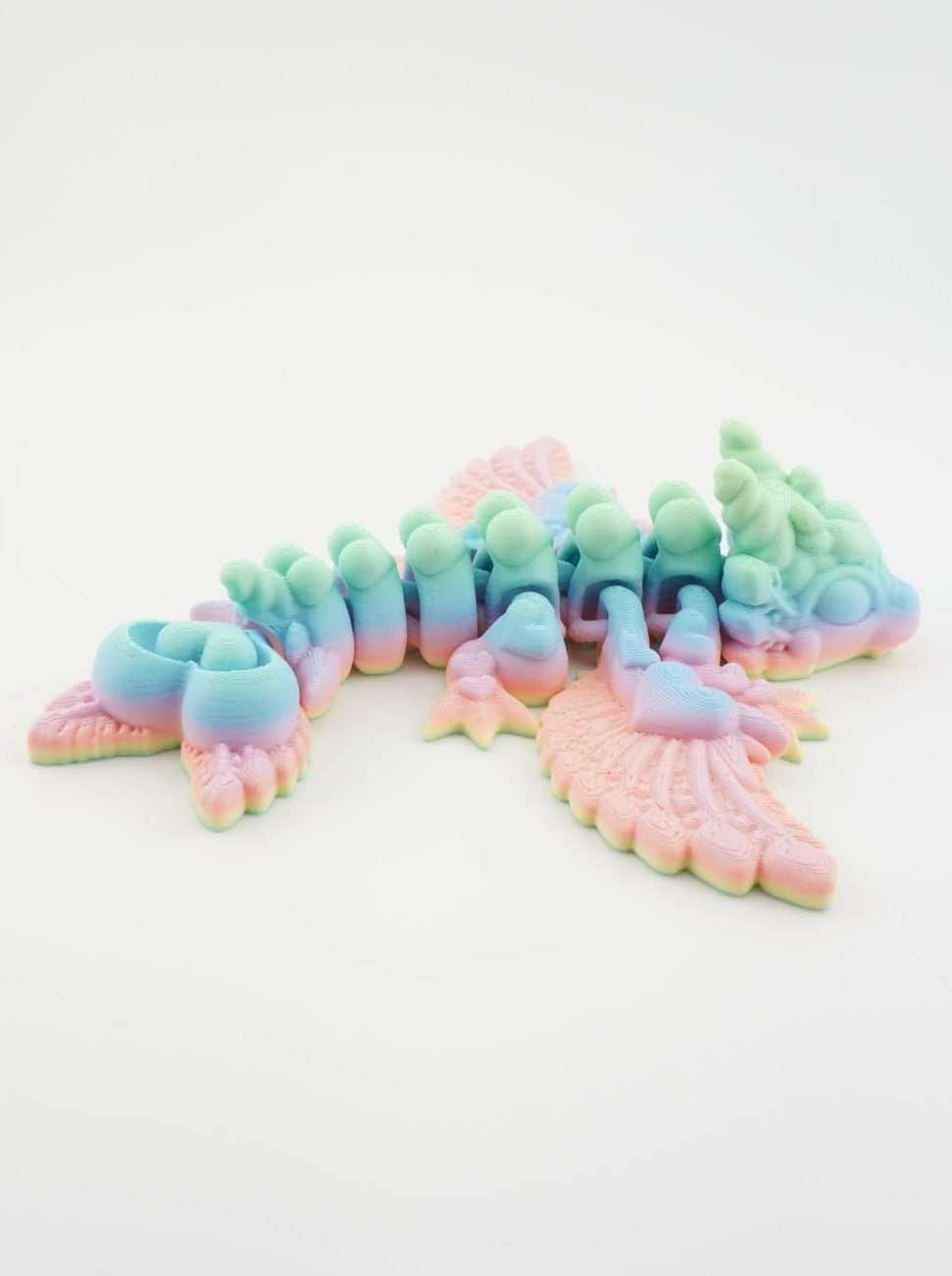 Heart Wyvern Dragon 3D Druck Fidget 13,5cm Figur