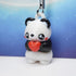 Panda mit Herz 3cm 3D Druck Fidget Figur Anhänger