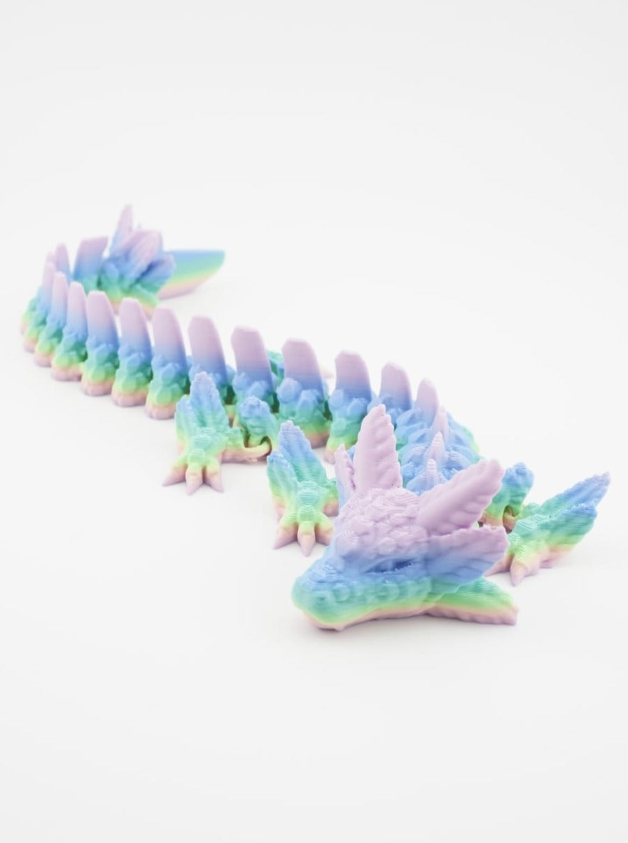 Axolotl Dragon 3D Druck Fidget 26cm Figur