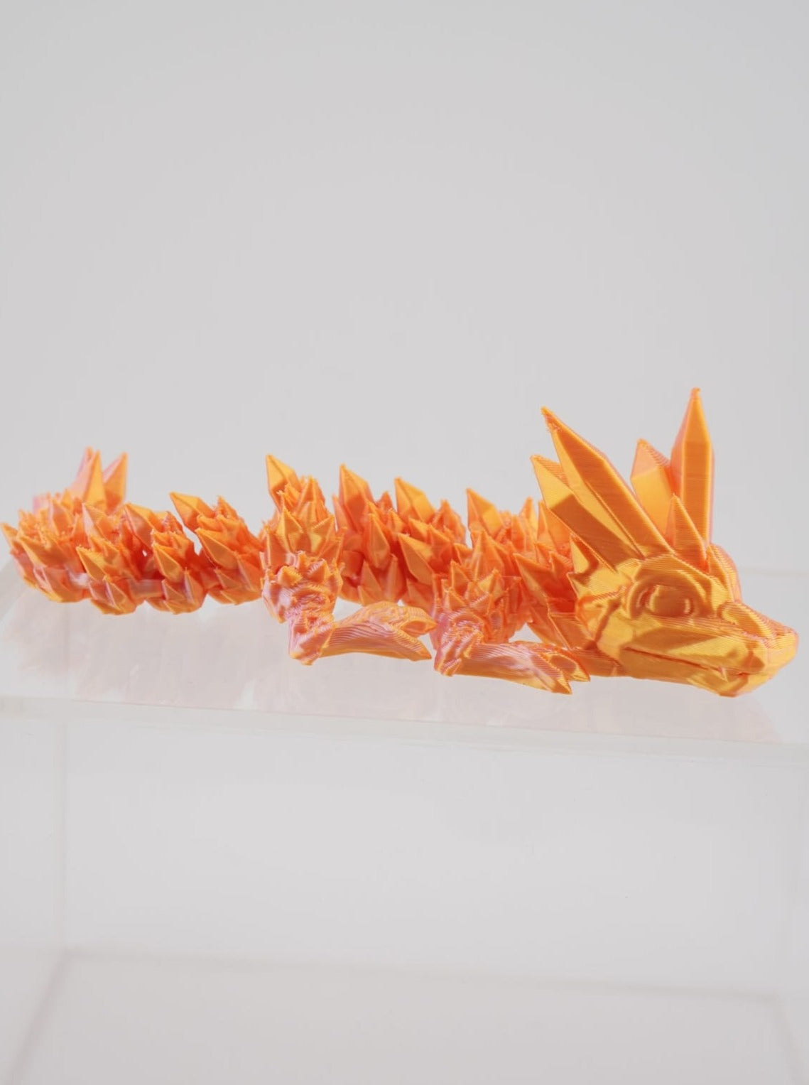 Baby Crystal Dragon 3D Druck 15cm Fidget Figur