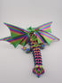 Baby Wolf Dragon mit Flügeln 3D Druck große 27cm Fidget Figur