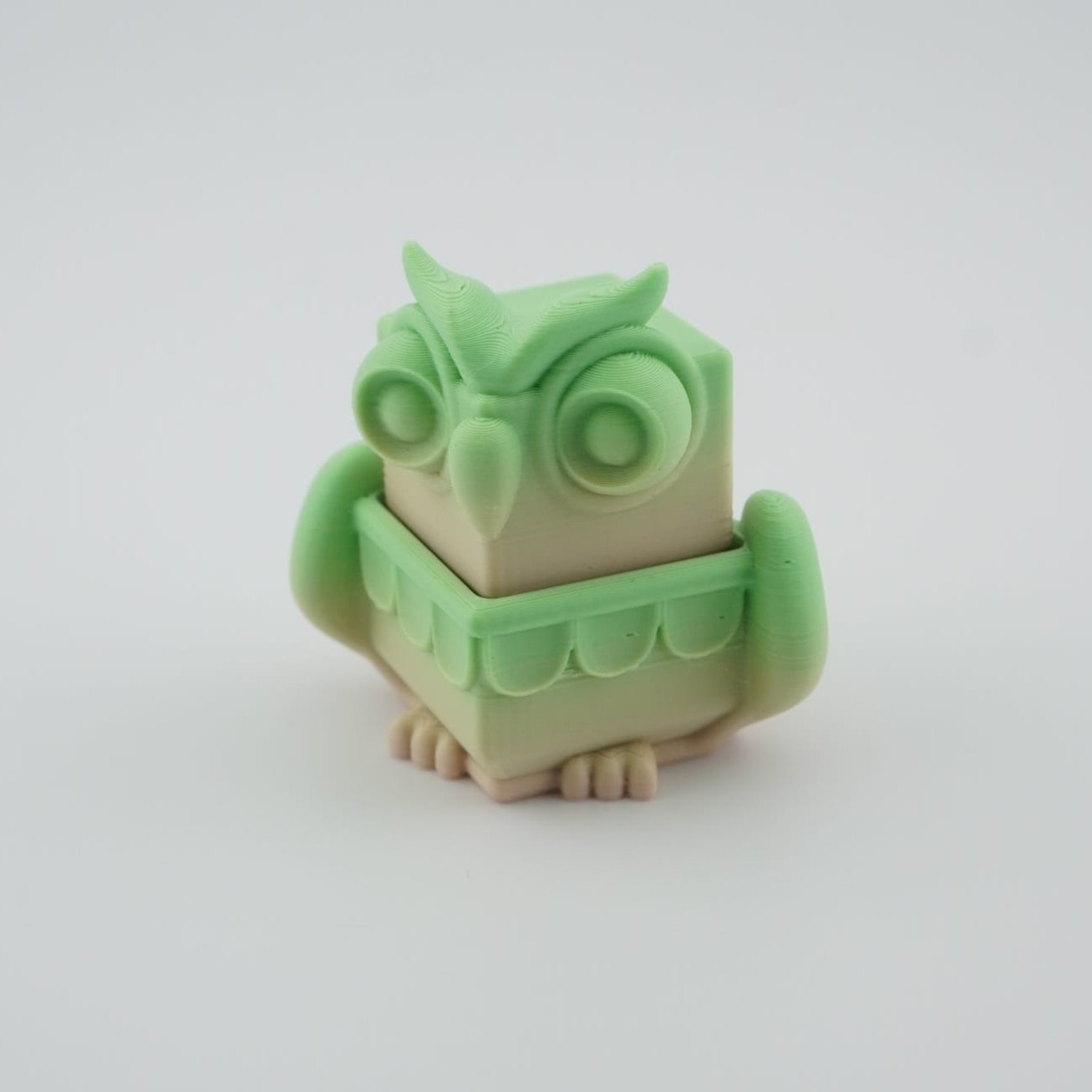 Tiny Owl Clicker 3D Druck 4cm Fidget Toy