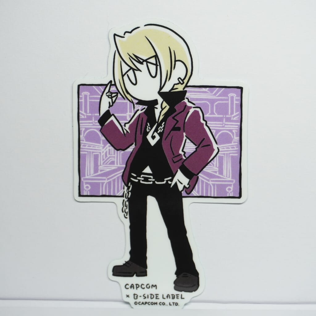 Ace Attorney "Klavier Gavin" B-Side Label Sticker
